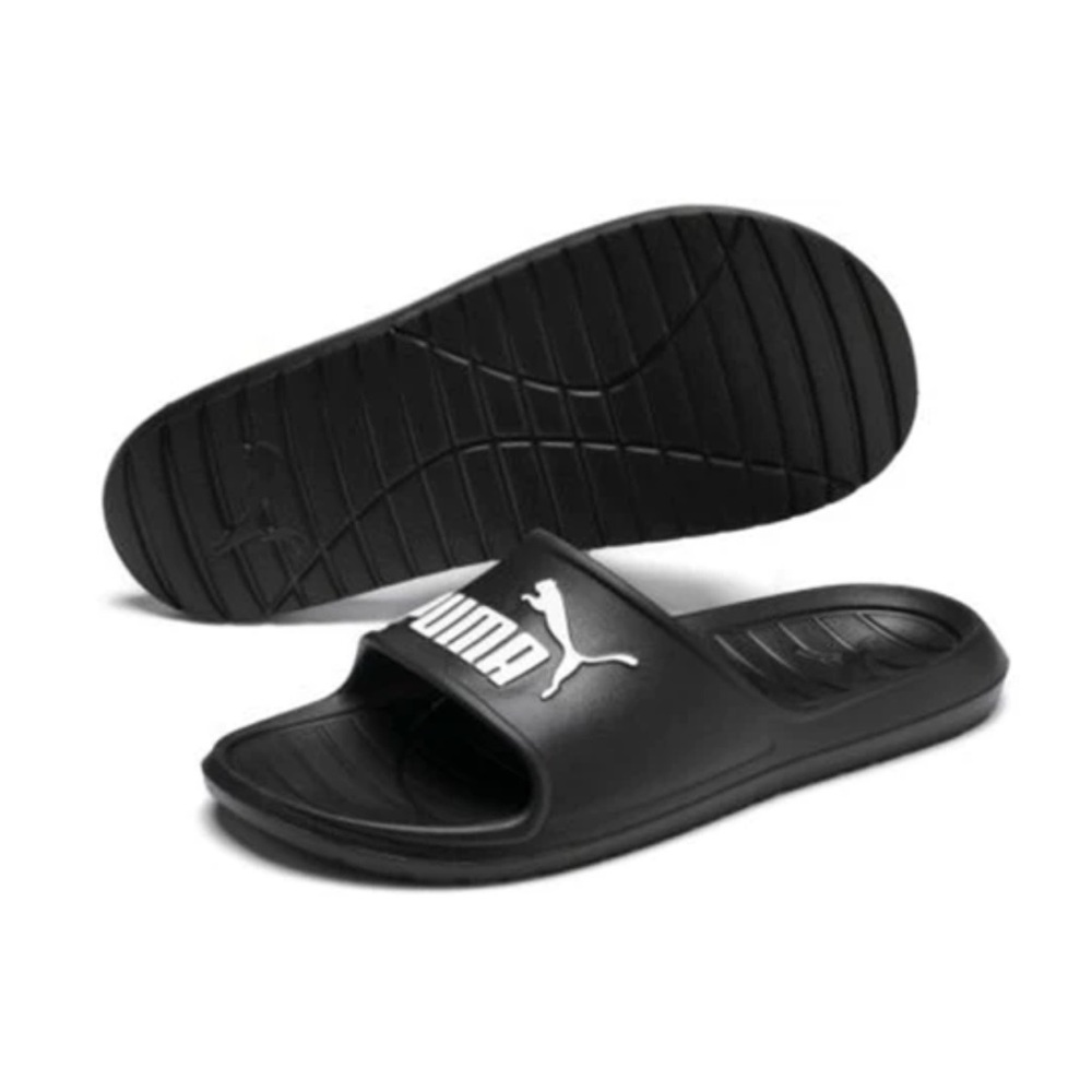 Puma Divecat v2 Slide 'Black/ White UNISEX Women size 9